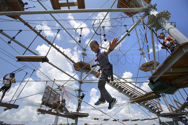 Aerial Rope Obstacle Course