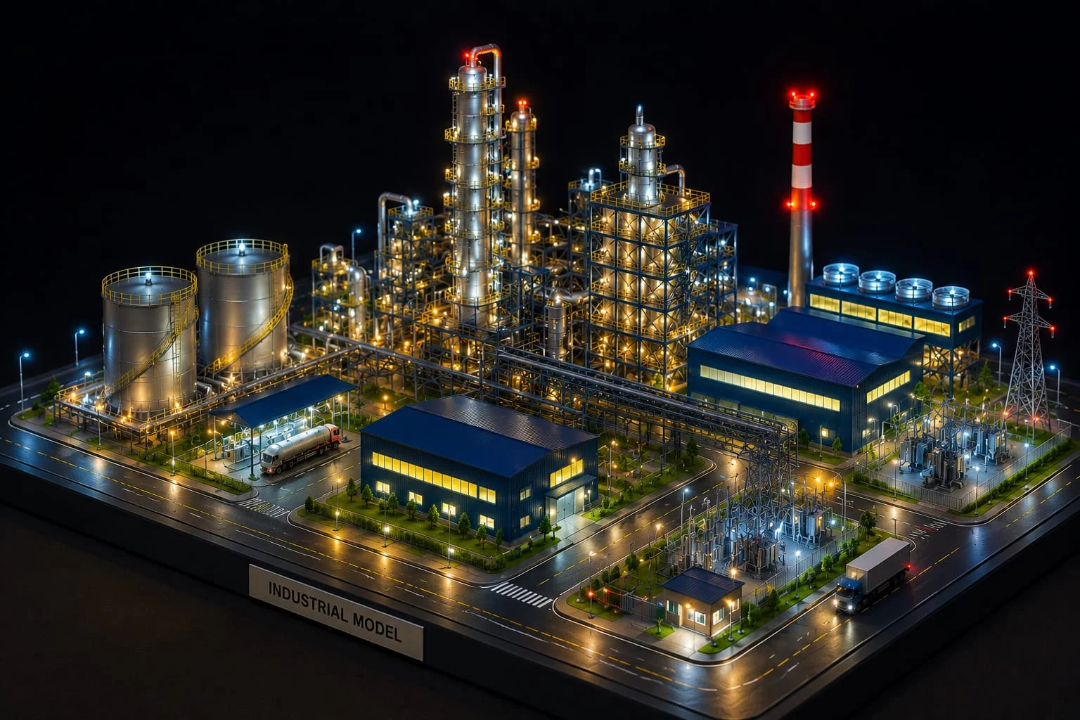 industrial plant model